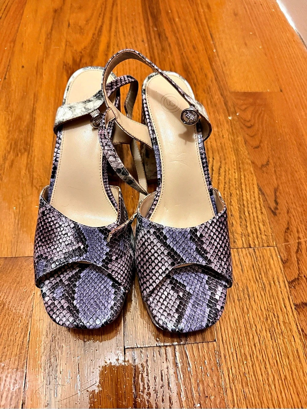 Urban Outfitters UO Katie Block Heel Sandal Purple